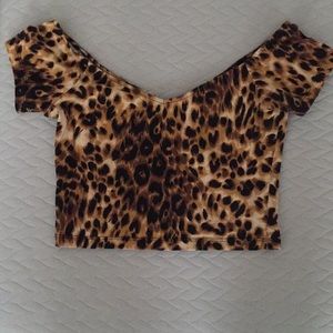 Cheetah crop top